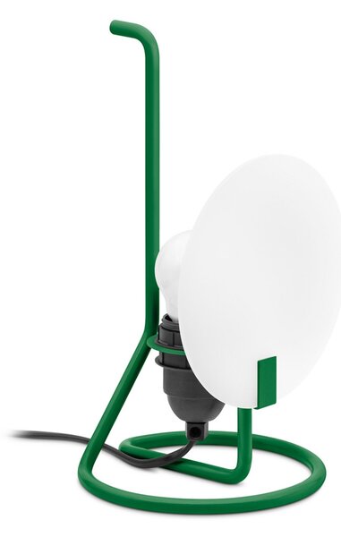 Stolní lampa Stilnovo, Bugia, Zelená, Obývací pokoj, Kov, Design