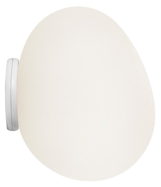 Nástěnná Svítidla Foscarini, Gregg piccola, stmívatelné, Bílá, Chodba, Sklo, Design