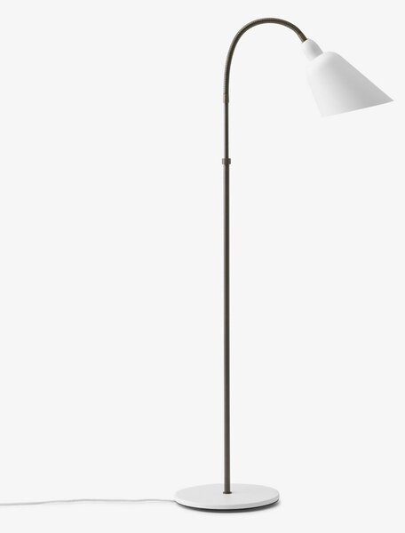 Stojací Lampa &Tradition, Bellevue AJ7, Bílá, Obývací pokoj, Kov, Design