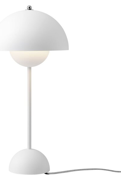Stolní lampa &Tradition, Flowerpot VP3, Bílá, Obývací pokoj, Kov, Design