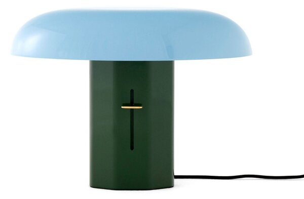 Stolní lampa &Tradition, Montera JH42, stmívatelné, Zelená, Obývací pokoj, Hliník, Design