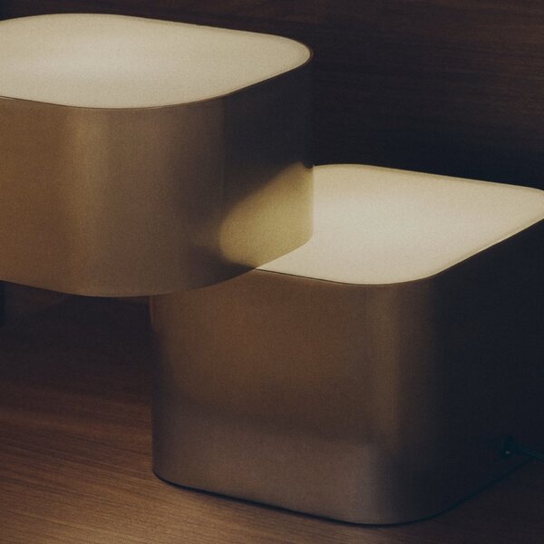 LÉTO -15% Kave Home Šedá kovová stolní lampa Tanden
