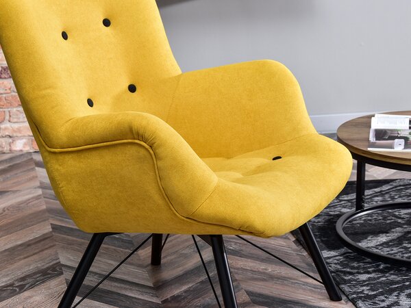 Designové křeslo Dawntawn (zlatá)