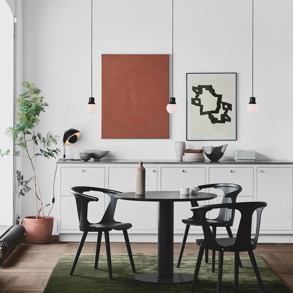 Stolní lampa &Tradition, Flowerpot VP4, Černá, Obývací pokoj, Kov, Design