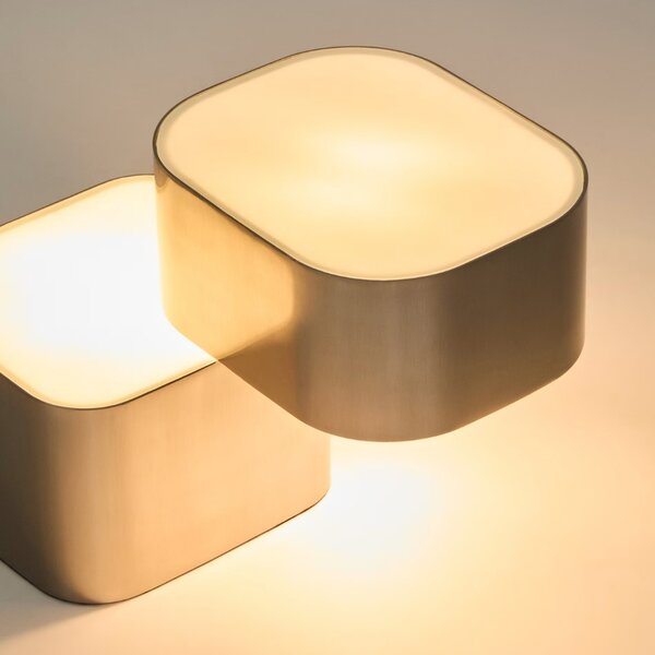 LÉTO -15% Kave Home Šedá kovová stolní lampa Tanden