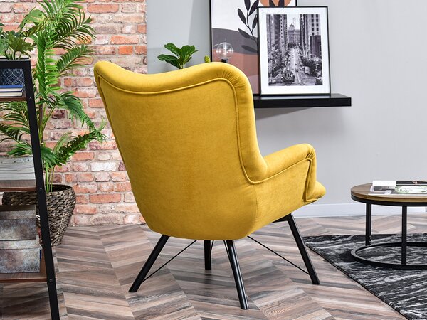 Designové křeslo Dawntawn (zlatá)