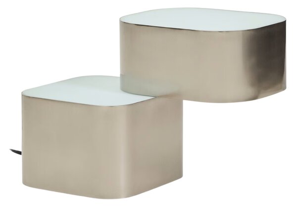 LÉTO -15% Kave Home Šedá kovová stolní lampa Tanden
