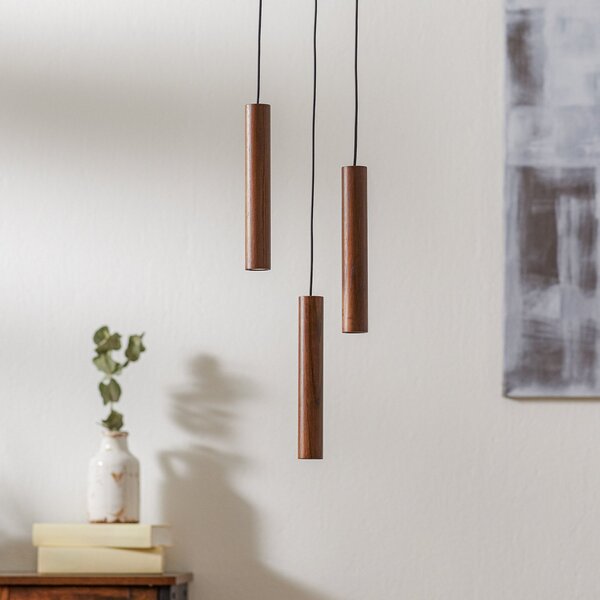 Závěsná svítidlo UMAGE, Chimes Cluster 3, Dřevo, Obývací pokoj, Dřevo, Design
