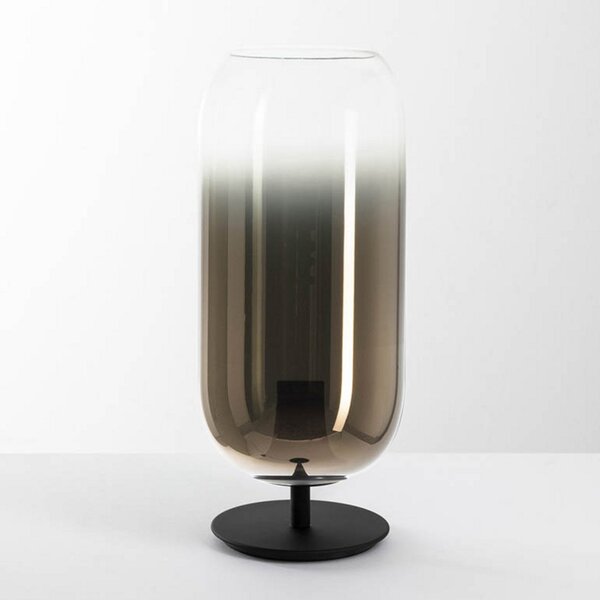 Stolní lampa Artemide, Gople, Hnědá / Rezavá, Obývací pokoj, Sklo, Design