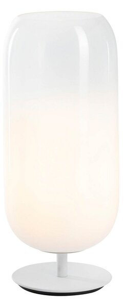 Stolní lampa Artemide, Gople Mini, Bílá, Obývací pokoj, Sklo, Design