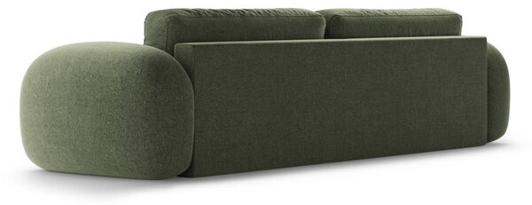 Zelená žinylková rozkládací/s úložným prostorem pohovka 262 cm Tonale – Cosmopolitan Design