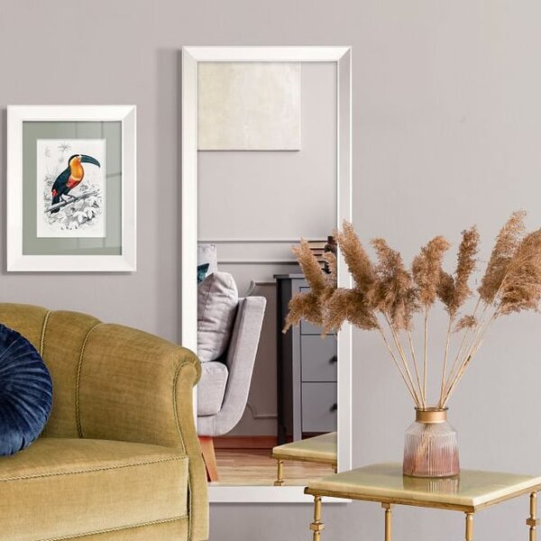 Styler Paris zrcadlo 47x147 cm obdélníkový bílá LU-12297
