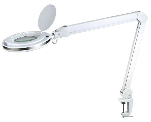 Stolní lampa Halo Design, Bílá, Pracovna, Hliník