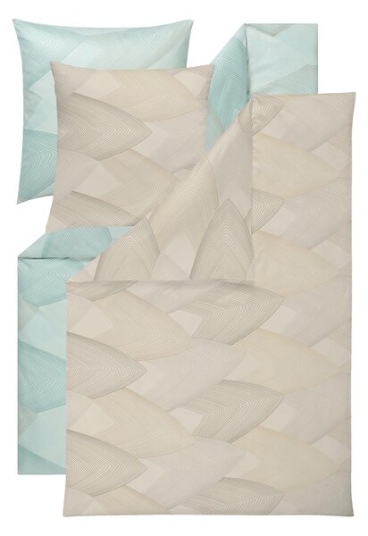 POVLEČENÍ, interlock jersey, mátově zelená, 140/200 cm Estella - Povlečení