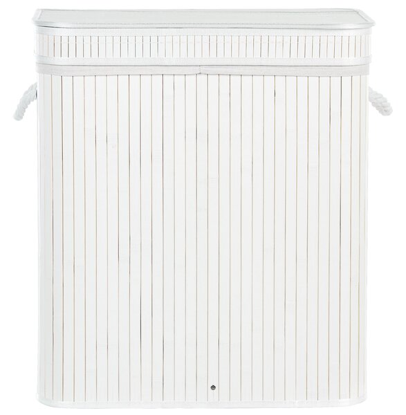 Koš na prádlo KALTHOTA Bambus Bílá 100 L