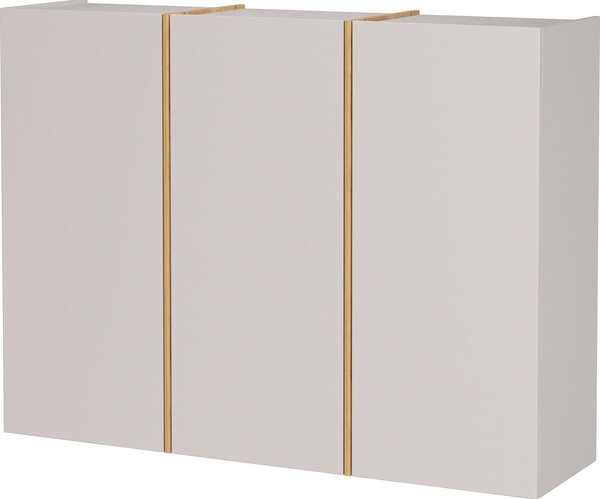 Krémová předsíňová skříňka 138x103x38 cm Libbiano – Germania
