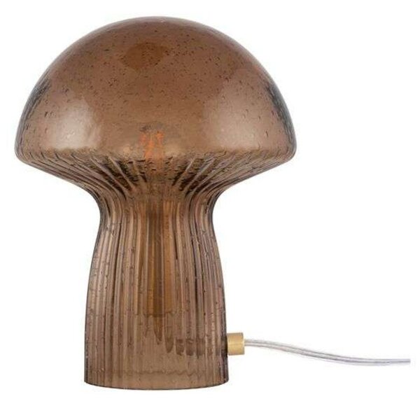 Stolní lampa Globen Lighting, Hnědá / Rezavá, Obývací pokoj, Sklo