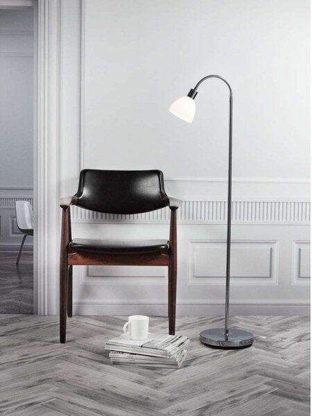 Stojací Lampa Nordlux, Metalická, Obývací pokoj, Sklo