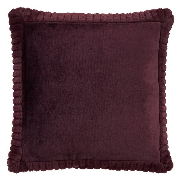 Dekorační polštář z mikroplyše 55x55 cm Velvet and Faux Fur – Catherine Lansfield