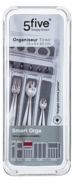 5five Simply Smart Organizér Justify do šuplíku 23x9 cm