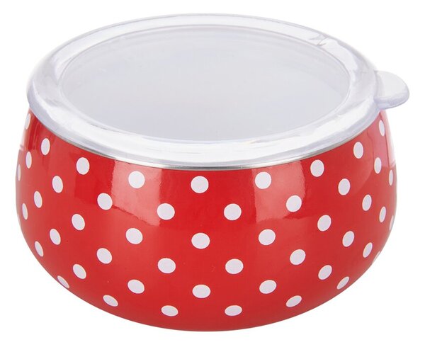Miska TEČKA Lem s víčkem pr. 13 cm