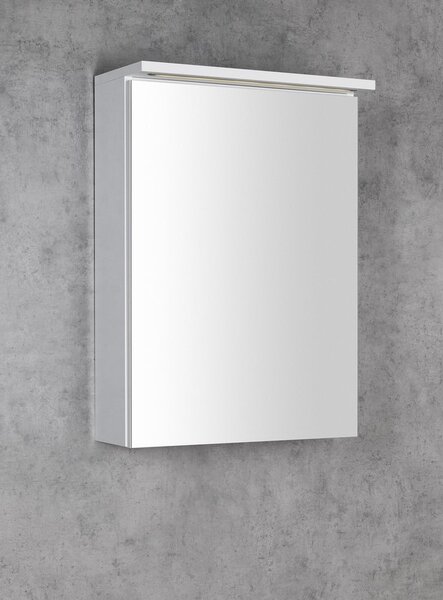 Aqualine Aqualine, KAWA STRIP Galerka s LED osvětlením 50x70x22cm, bílá, WGL50S