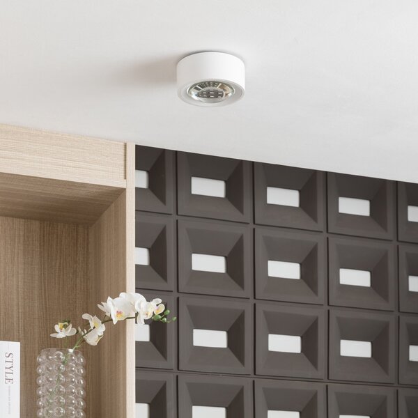 Stropní Lampa Arcchio, Rotari, stmívatelné, Bílá, Obývací pokoj, Kov, Moderní