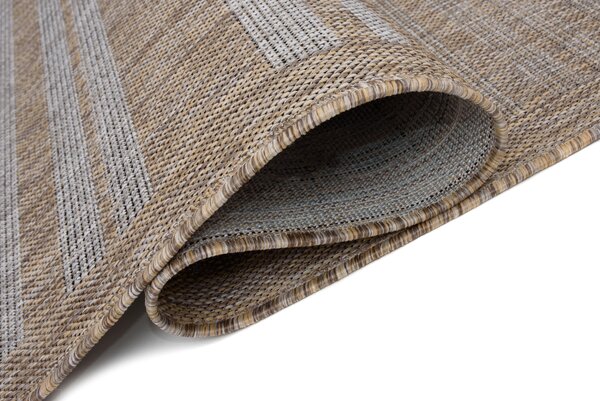 Makro Abra Kusový koberec Sisal MELISSA KL69A Moderní hnědý béžový Rozměr: 60x100 cm