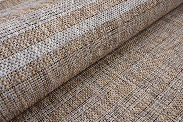 Makro Abra Kusový koberec Sisal MELISSA KL69A Moderní hnědý béžový Rozměr: 60x100 cm