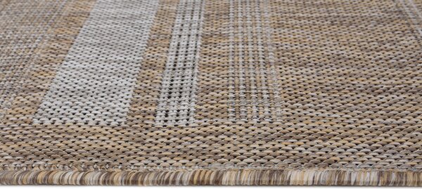 Makro Abra Kusový koberec Sisal MELISSA KL69A Moderní hnědý béžový Rozměr: 60x100 cm