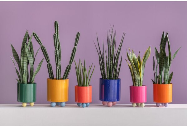 Kovový obal na květináč ø 20 cm Double Funky – PT LIVING