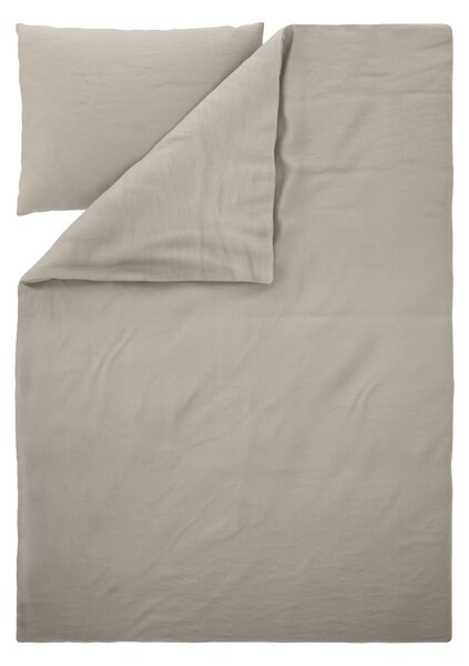 Livarno® Ložní povlečení s podílem lnu, 140 x 200 cm, 70 x 90 cm (béžová) (100406464001)