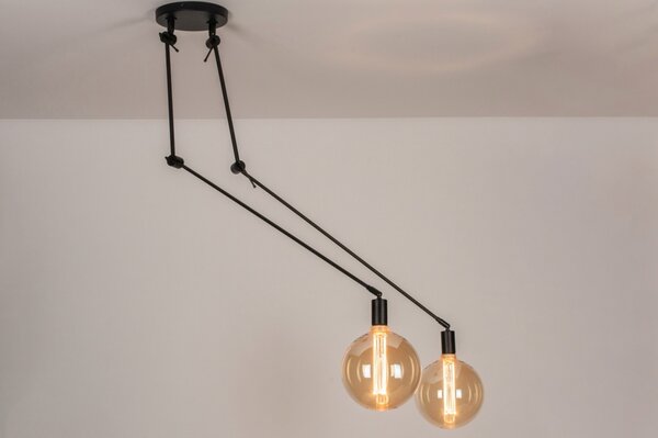 Závěsné svítidlo nad stůl Snap Bulb Black Duo (LMD)