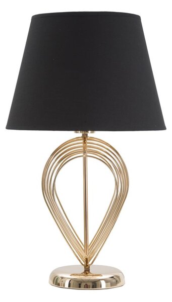 Stolní lampa Mauro Ferretti Diam Tall, 32,5x53,5 cm, zlatá/černá