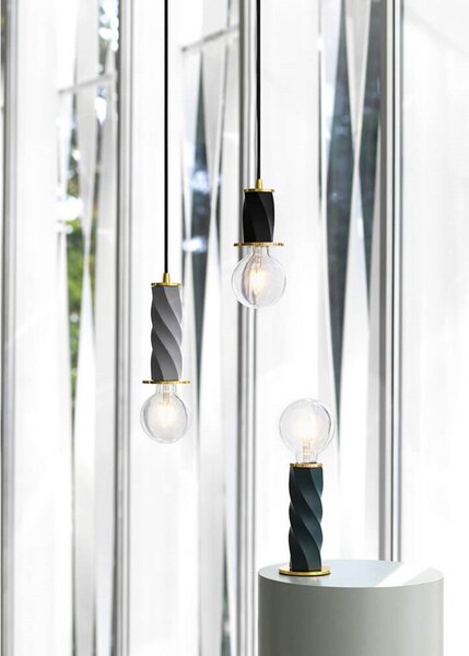 Závěsná svítidlo Normann Copenhagen, Šedá, Obývací pokoj, Kov