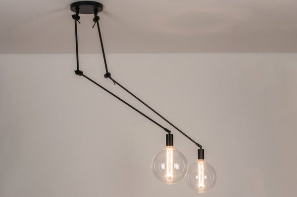 Závěsné svítidlo nad stůl Snap Bulb Black Duo (LMD)