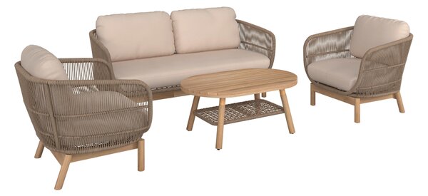 ZAHRADNÍ SADA 11dílné, dřevo, kov, textil Ambia Garden