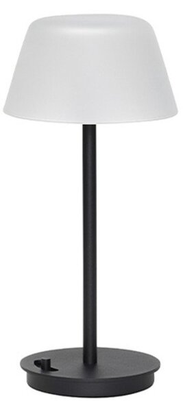 Stolní lampa Hübsch, stmívatelné, Černá, Obývací pokoj, Kov