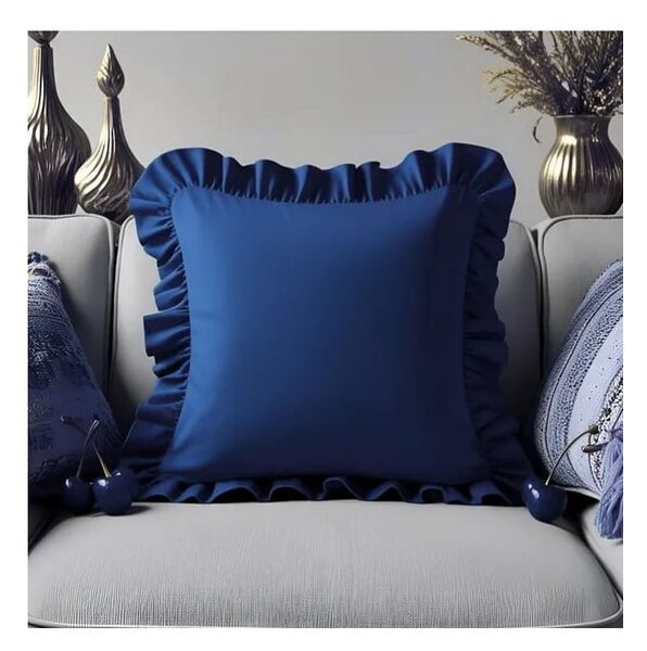Povlak na polštář s příměsí bavlny 40x40 cm Ruffled – Mila Home