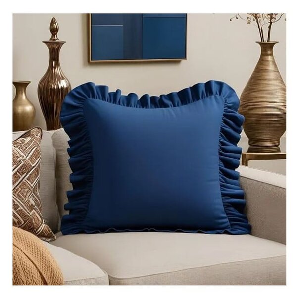Povlak na polštář s příměsí bavlny 40x40 cm Ruffled – Mila Home