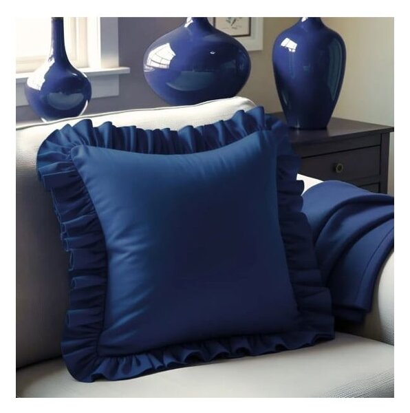 Povlak na polštář s příměsí bavlny 40x40 cm Ruffled – Mila Home