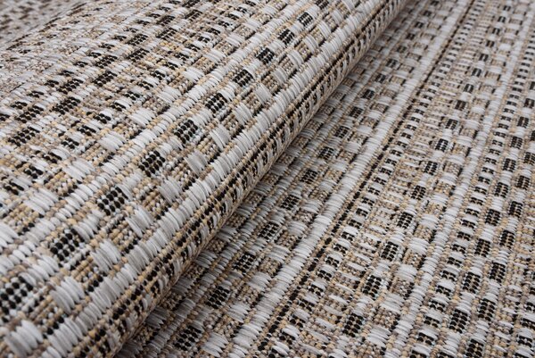 Makro Abra Kusový koberec Sisal MELISSA KF90A hnědý béžový Rozměr: 120x170 cm