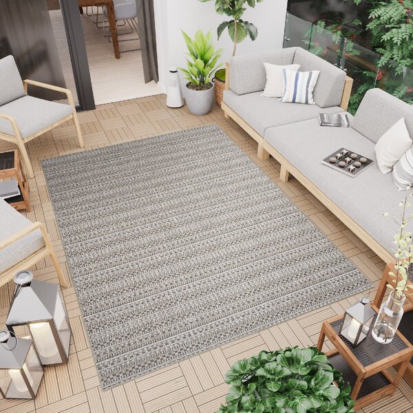 Makro Abra Kusový koberec Sisal MELISSA KF90A hnědý béžový Rozměr: 120x170 cm