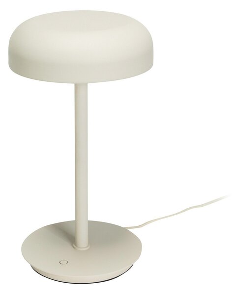 Stolní lampa Hübsch, Velo, stmívatelné, Béžová, Obývací pokoj, Plast, Design