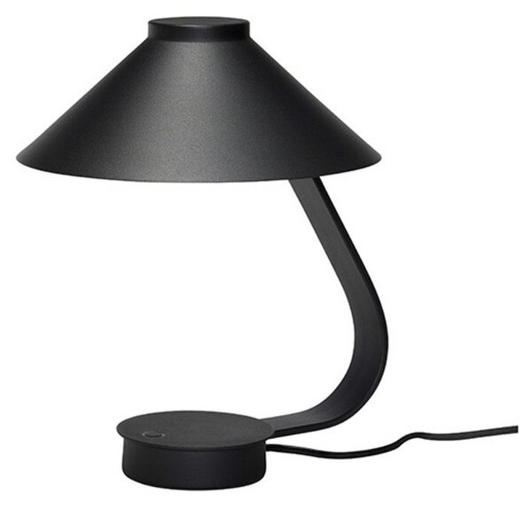 Stolní lampa Hübsch, stmívatelné, Černá, Obývací pokoj, Kov