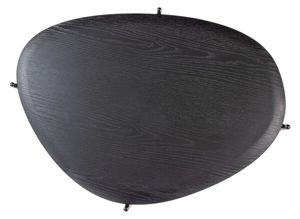 Černý konferenční stolek 67x92 cm Kota – WOOOD