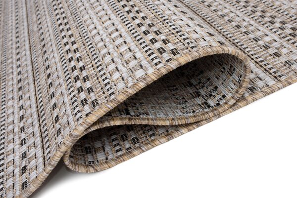 Makro Abra Kusový koberec Sisal MELISSA KF90A hnědý béžový Rozměr: 120x170 cm