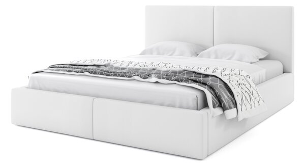 Čalouněná postel NICKY 2, 160x200, bílá