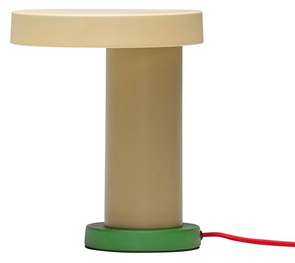 Stolní lampa Hübsch, Magic, stmívatelné, Béžová, Obývací pokoj, Kov, Design