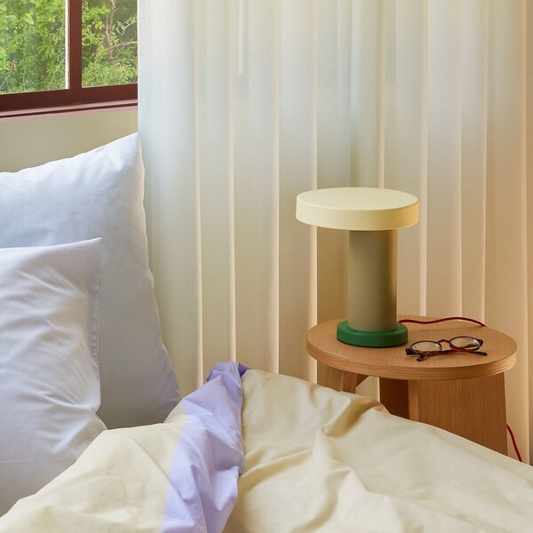 Stolní lampa Hübsch, Magic, stmívatelné, Béžová, Obývací pokoj, Kov, Design